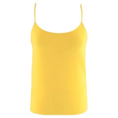 Giorgio Armani Yellow Lightweight Cami Top