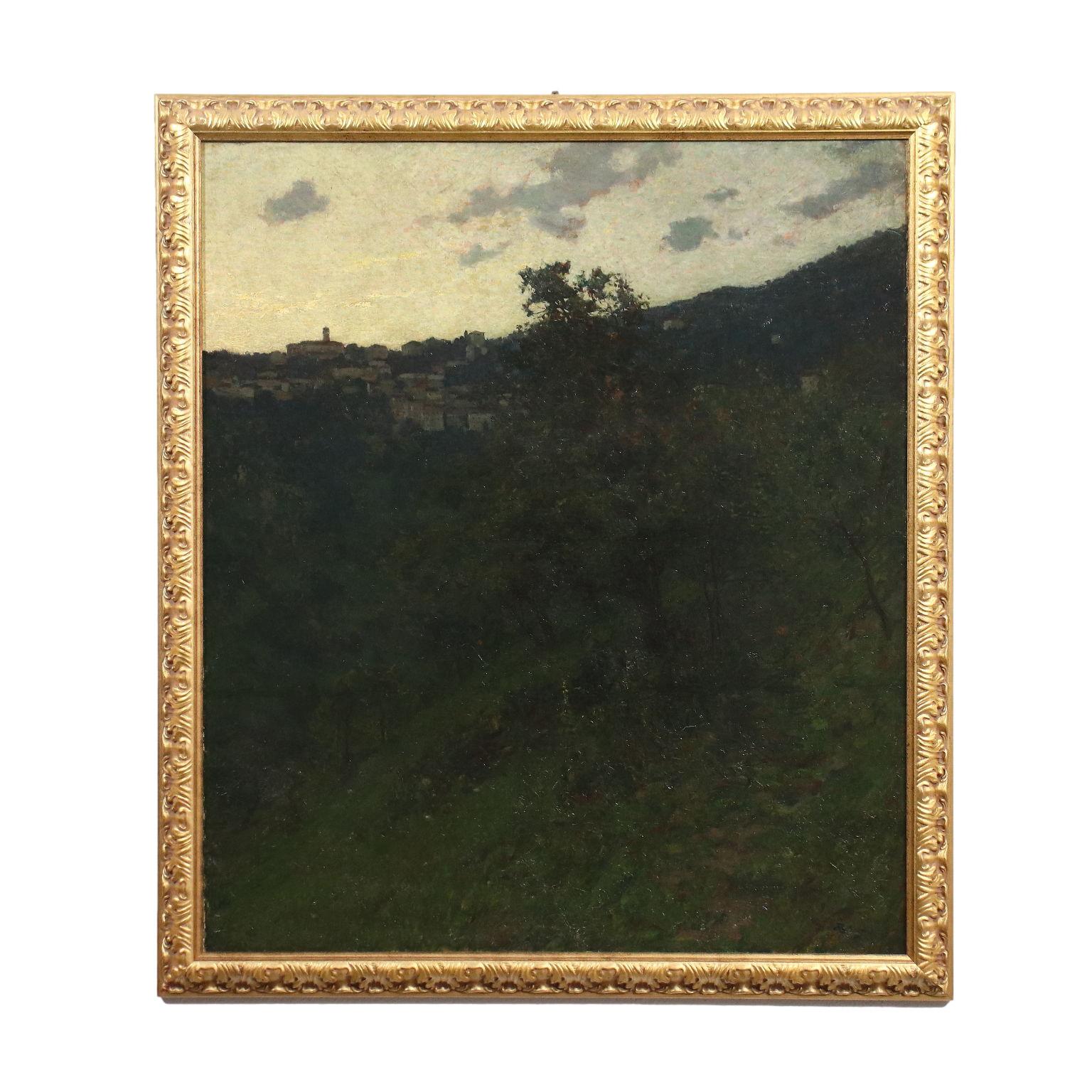 Giorgio Belloni Landscape Painting - Brunate 1925