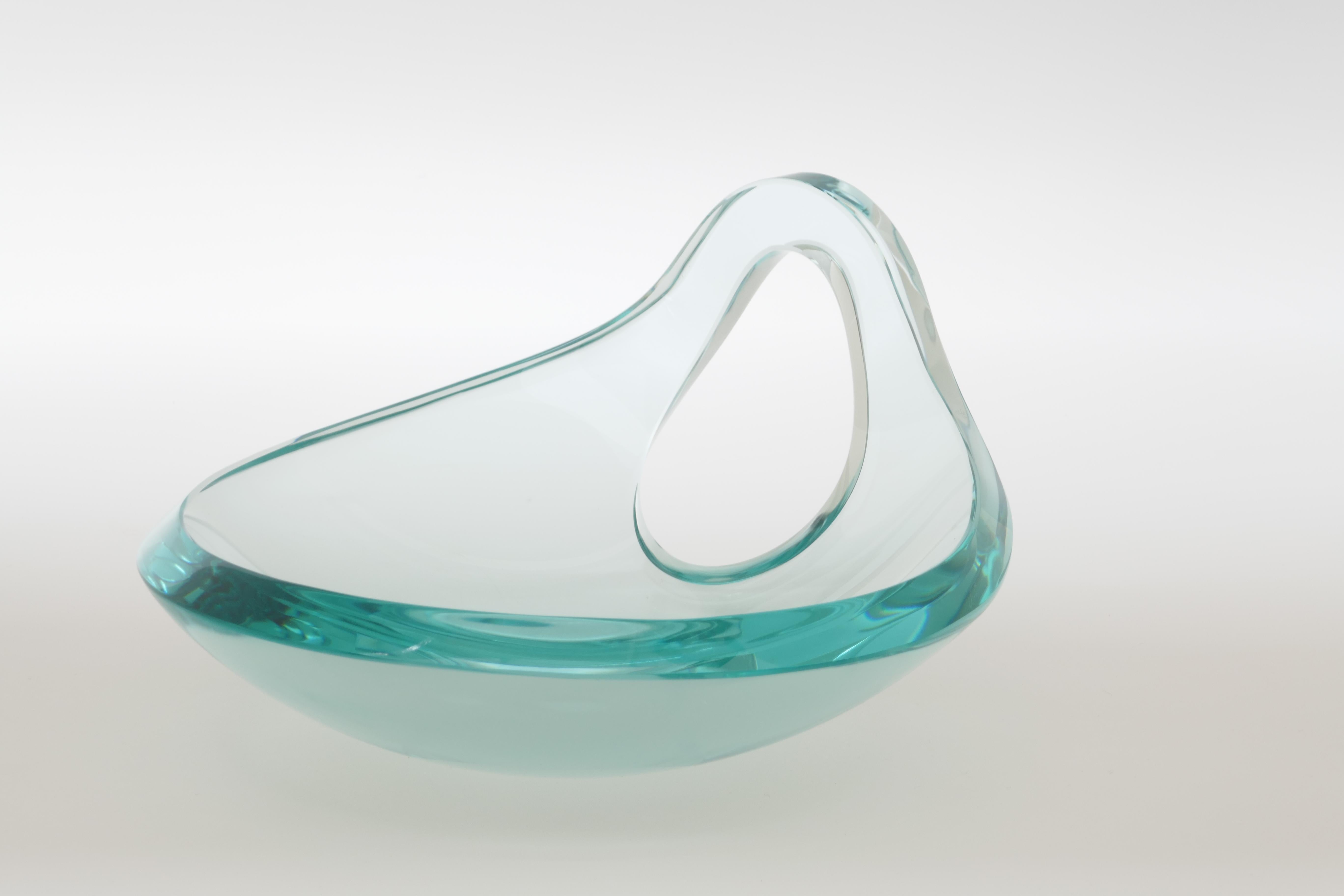 Giorgio Berlini art glass centerpiece/ Vide Poche or bowl, Italy, 1960s.