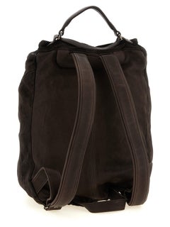 Giorgio Brato Vegetable-Tanned Lambskin Backpack — Brown