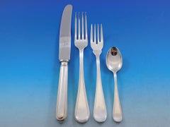 Giorgio by Pampaloni Italia Cubertería de Plata de Ley Servicio 138 Piezas