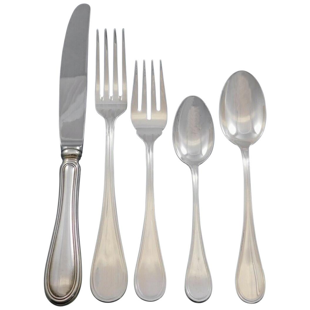 Service de couverts en argent sterling pour le dîner 40 pièces Giorgio par Wallace, Italie en vente