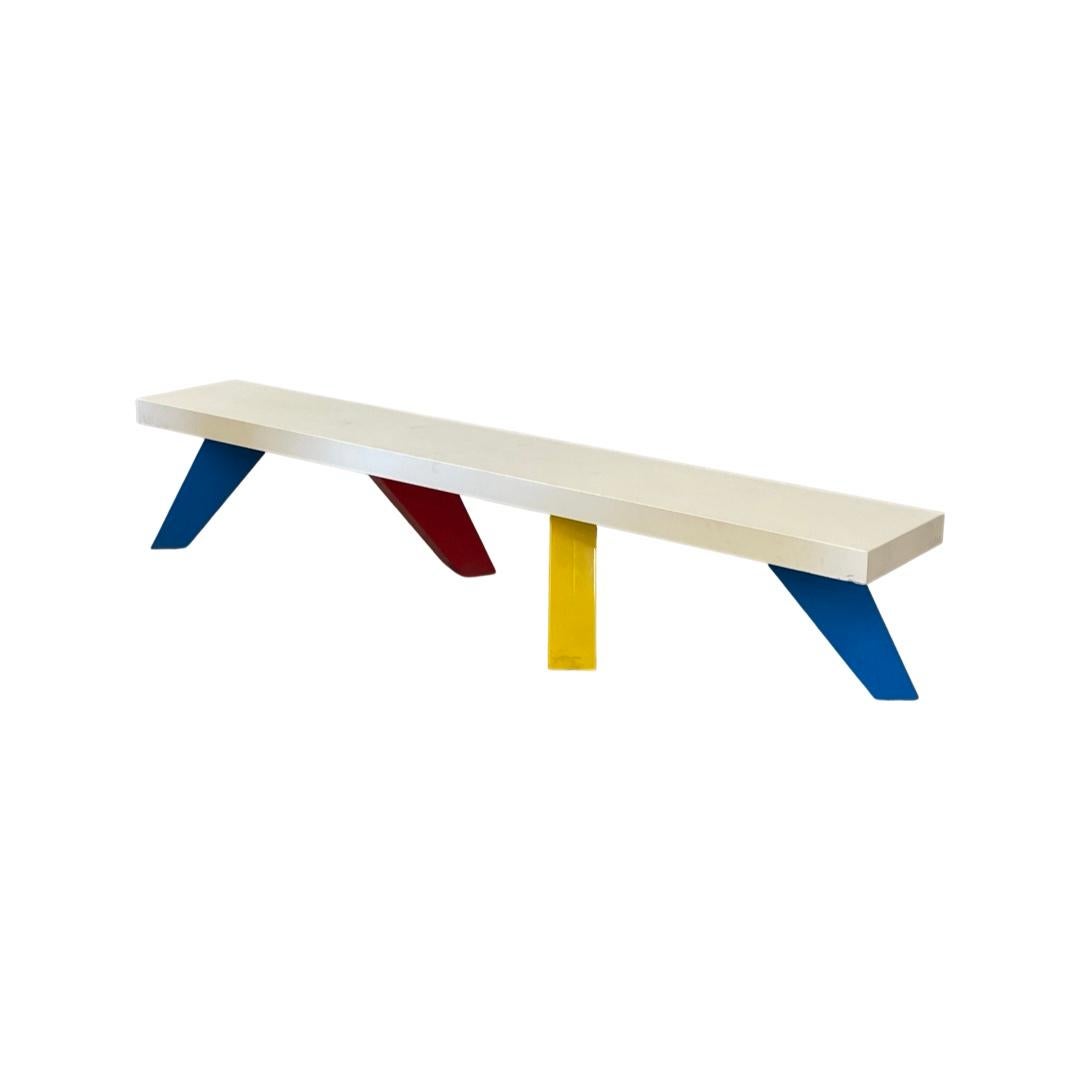 Modern Giorgio Cattano Mammut (Mammoth) bench for Cleto Munari, Italy limited edition For Sale