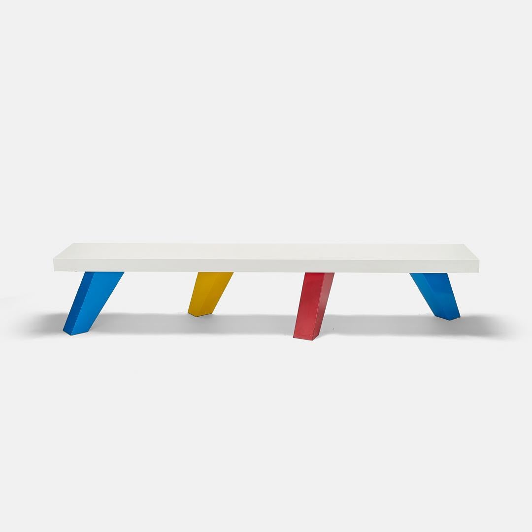 italien Banc postmoderne Mammut de Giorgio Cattano pour Cleto Munari, Italie édition limitée en vente