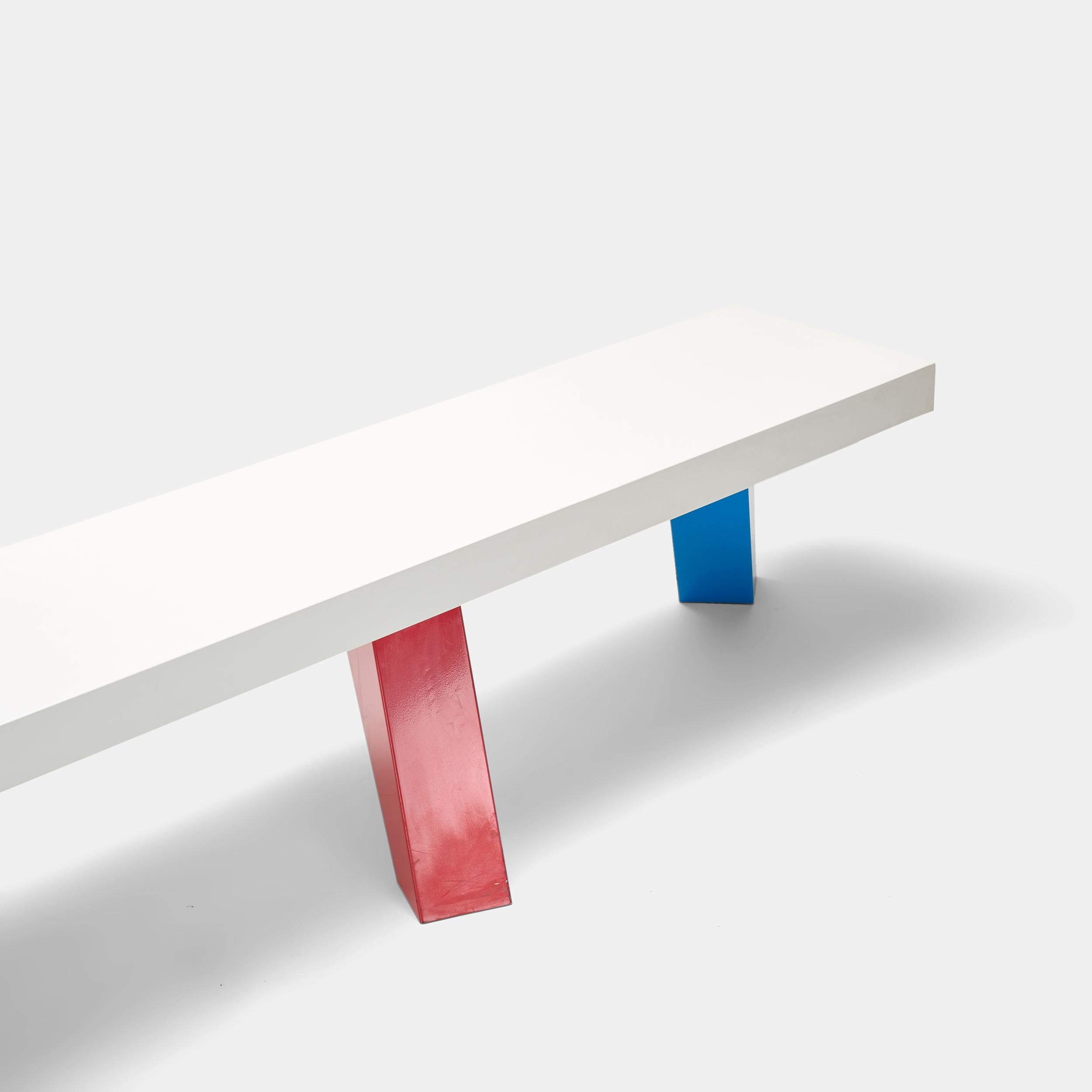 Banc postmoderne Mammut de Giorgio Cattano pour Cleto Munari, Italie édition limitée Bon état - En vente à Skokie, IL