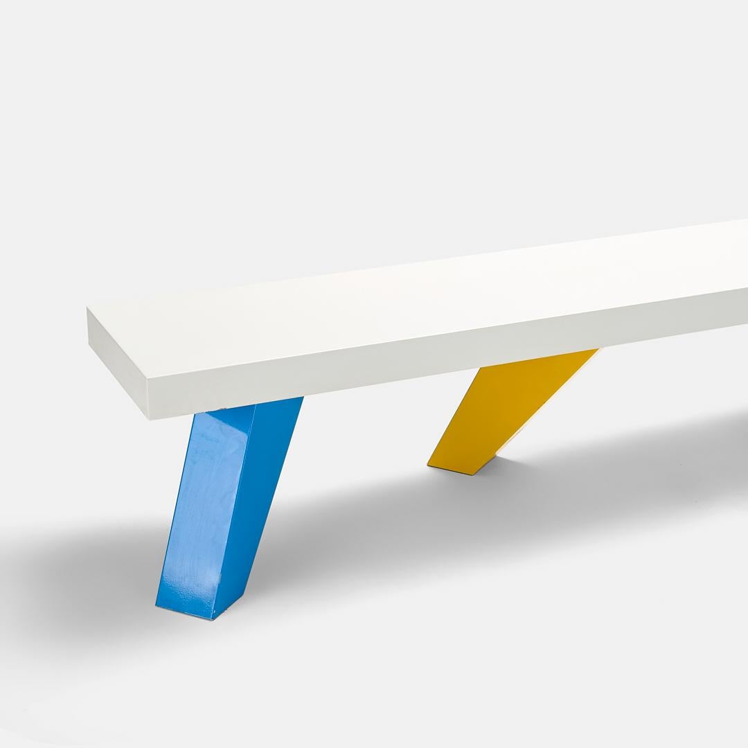 XXIe siècle et contemporain Banc postmoderne Mammut de Giorgio Cattano pour Cleto Munari, Italie édition limitée en vente