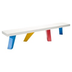 Giorgio Cattano Mammut Post Modern bench for Cleto Munari, Italy limited edition