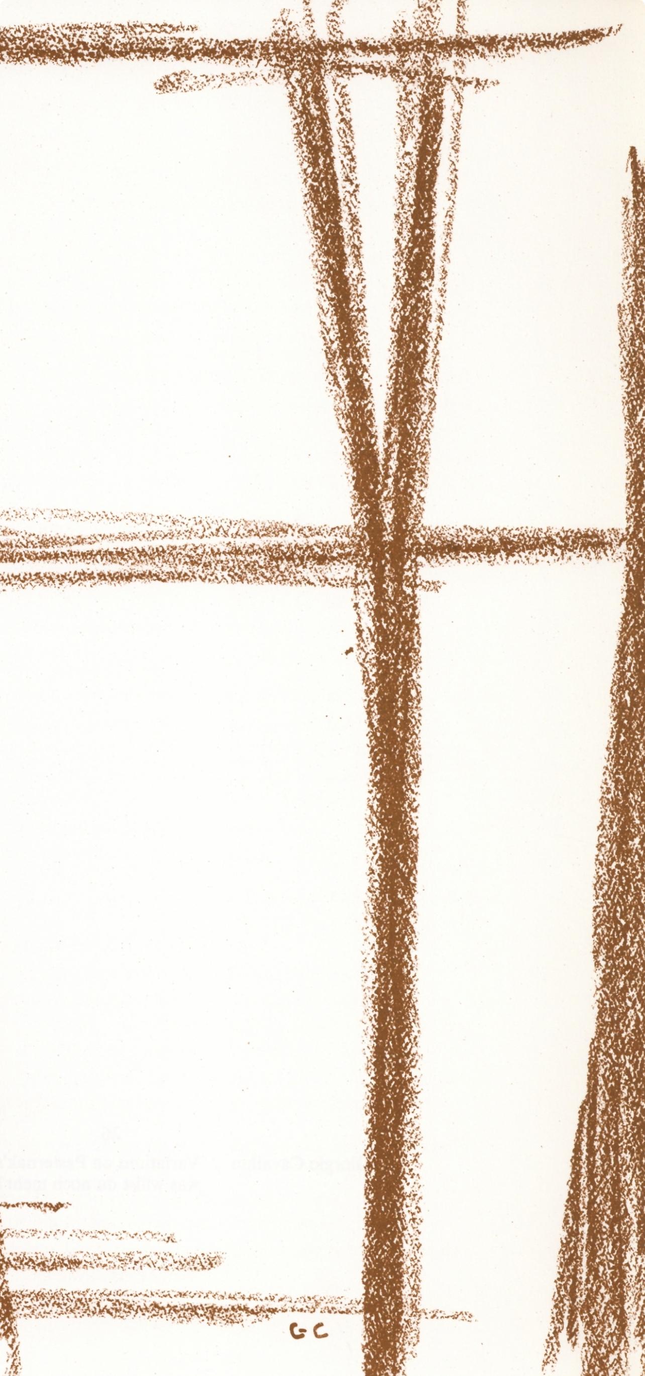 Cavallon, Composition, In Memory of My Feelings (après) - Expressionnisme abstrait Print par Giorgio Cavallon