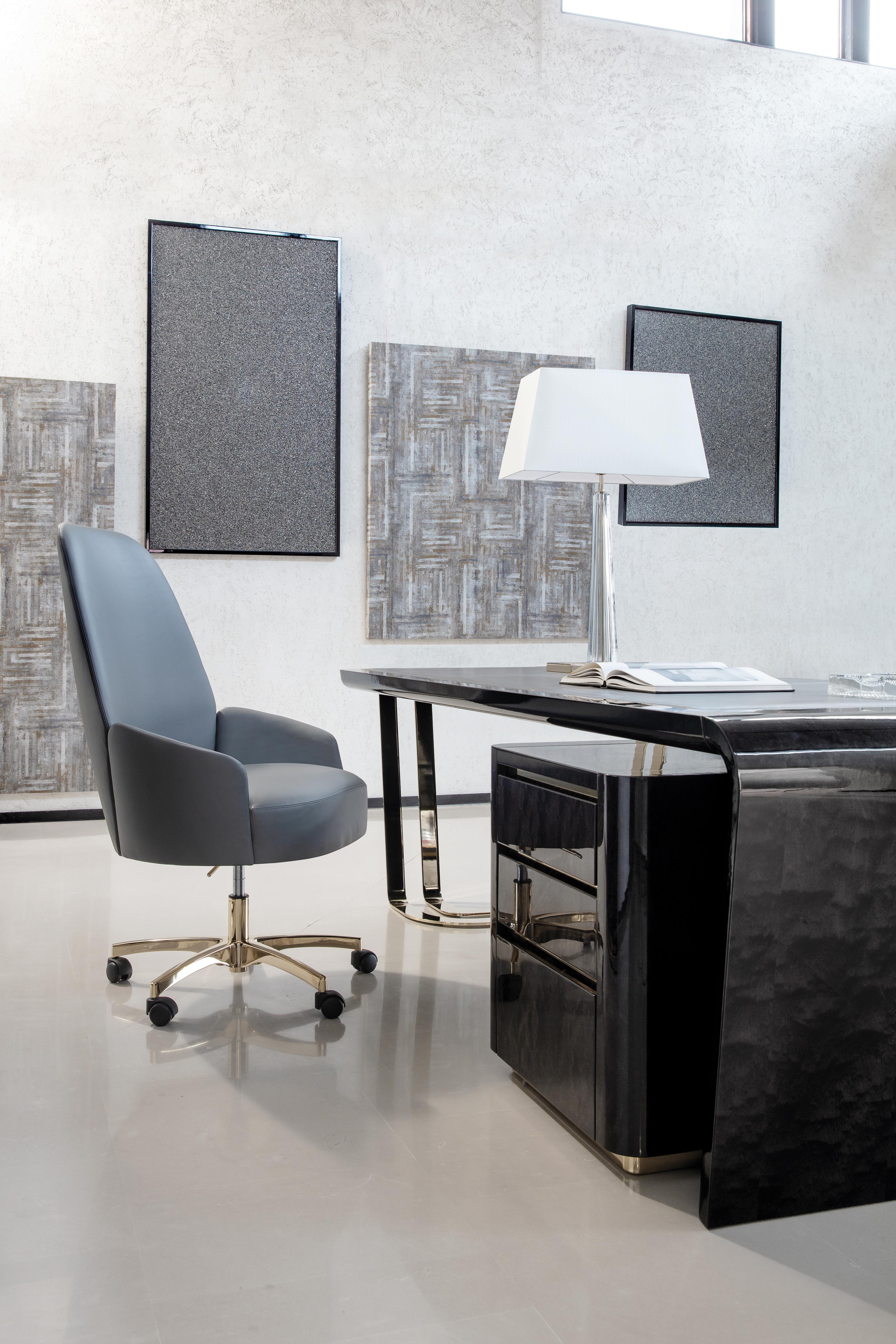 Italian Giorgio Charisma Bubinga Desk For Sale