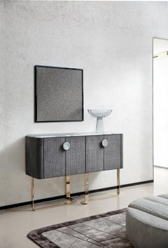 Giorgio Collection Bar Upholstered with Marble Top