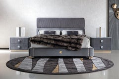 Tappeto rotondo Giorgio Collection Charisma con inserto oro