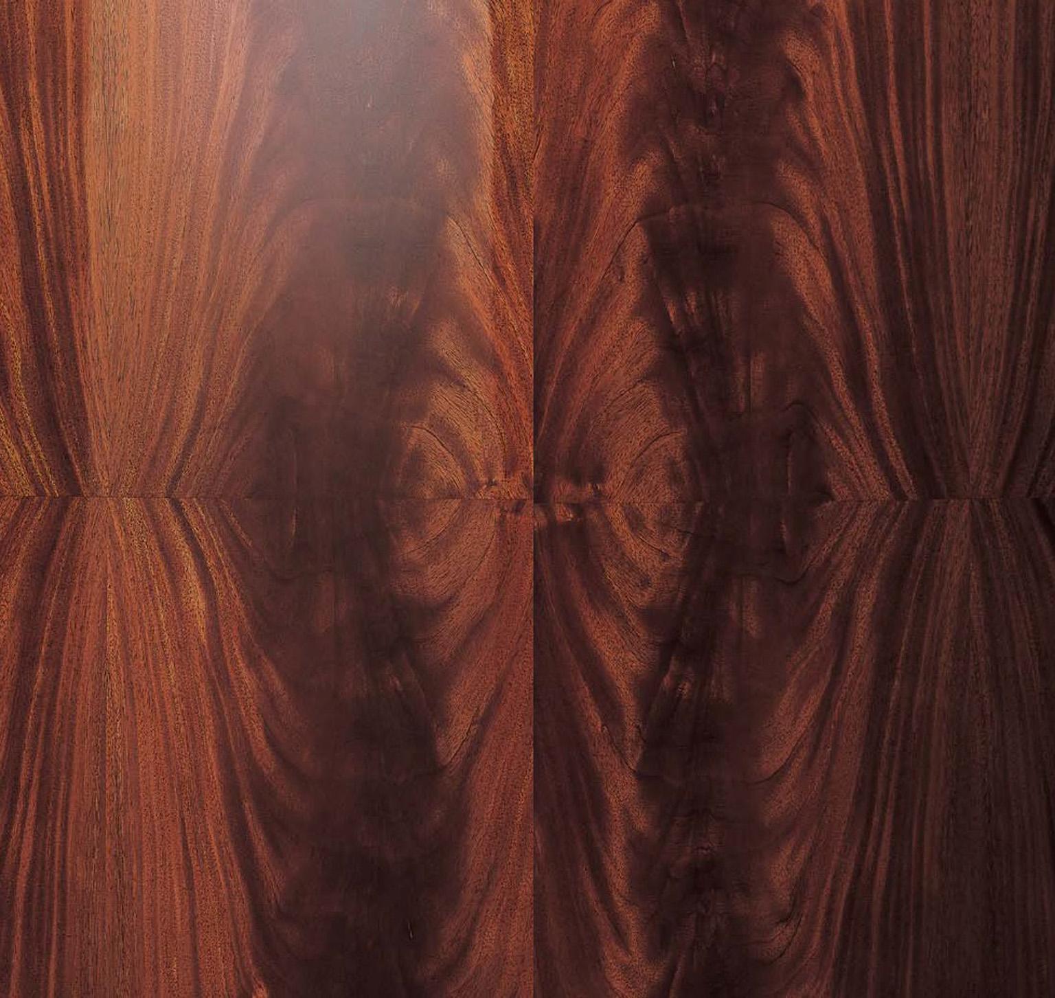 glossy mahogany
