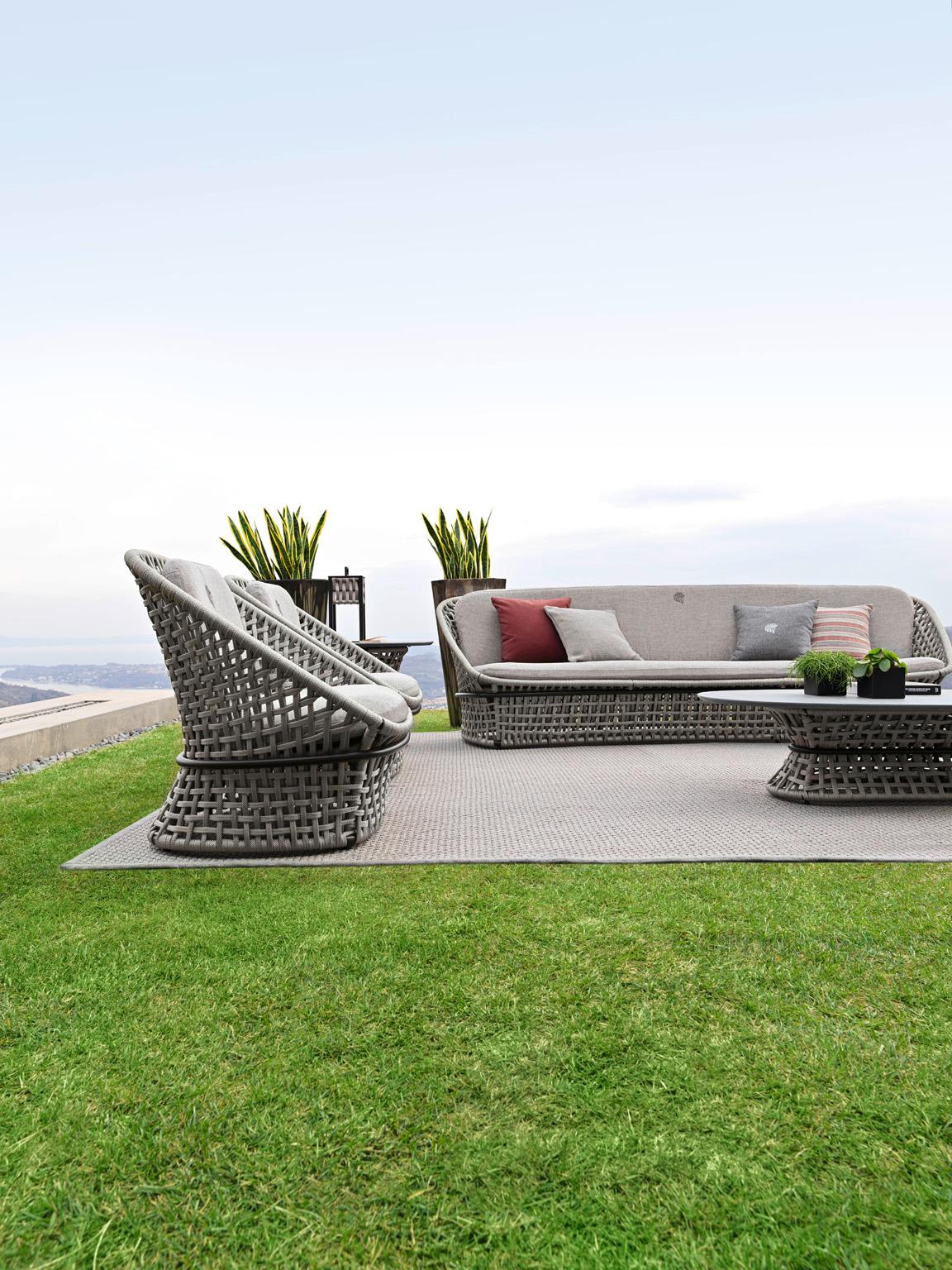 Giorgio Collection Dune Outdoor Sofa 3 Seat For Sale 4