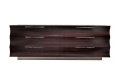 Giorgio Collection Ebony Macassar Dresser in Satin Finish