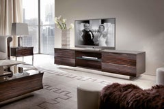 Giorgio Collection Art Deco Plasma TV Base, Hand-Crafted in Italy
