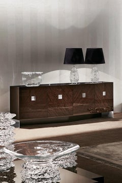 Giorgio Collection Vogue Eucalyptus Wood Buffet in High Gloss Finish