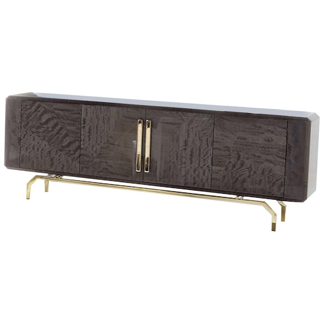 Giorgio Collection 'Infinity' Credenza buffet in mogano italiano Makore