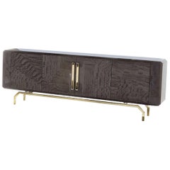 Buffet d'appoint en acajou Makore italien "Infinity" de The Collective