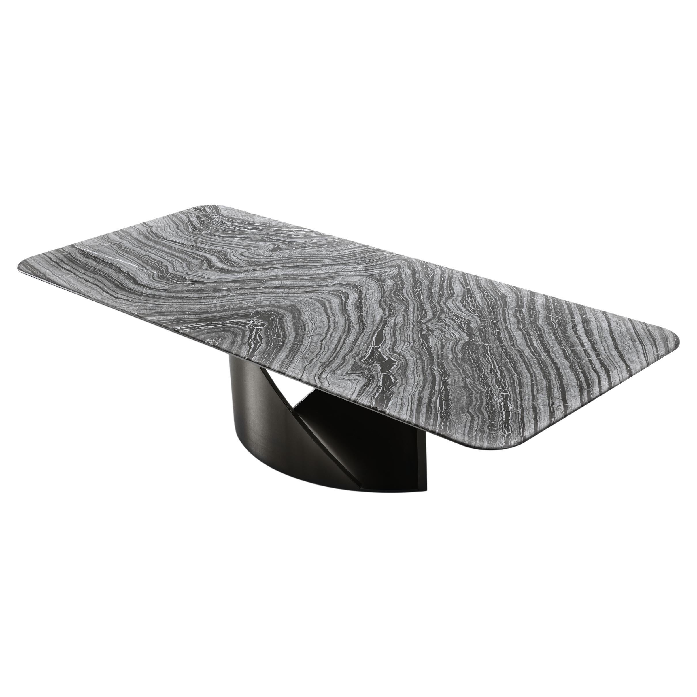 Giorgio Collection Mirage rectangular table marble top