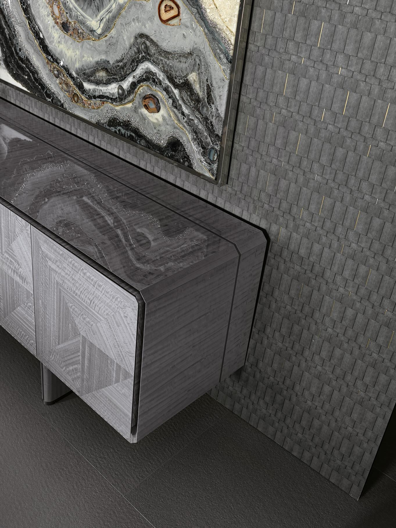 Italian Giorgio Collection Moonlight Buffet For Sale