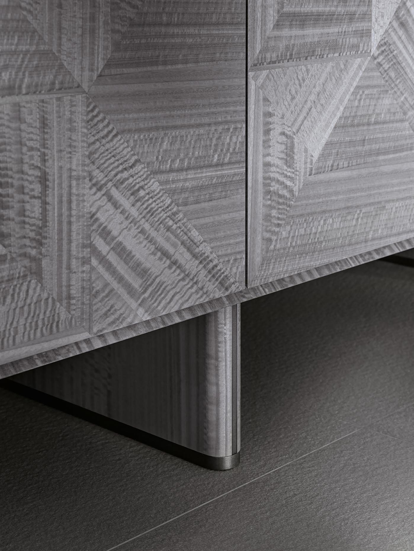 Hand-Crafted Giorgio Collection Moonlight Buffet For Sale