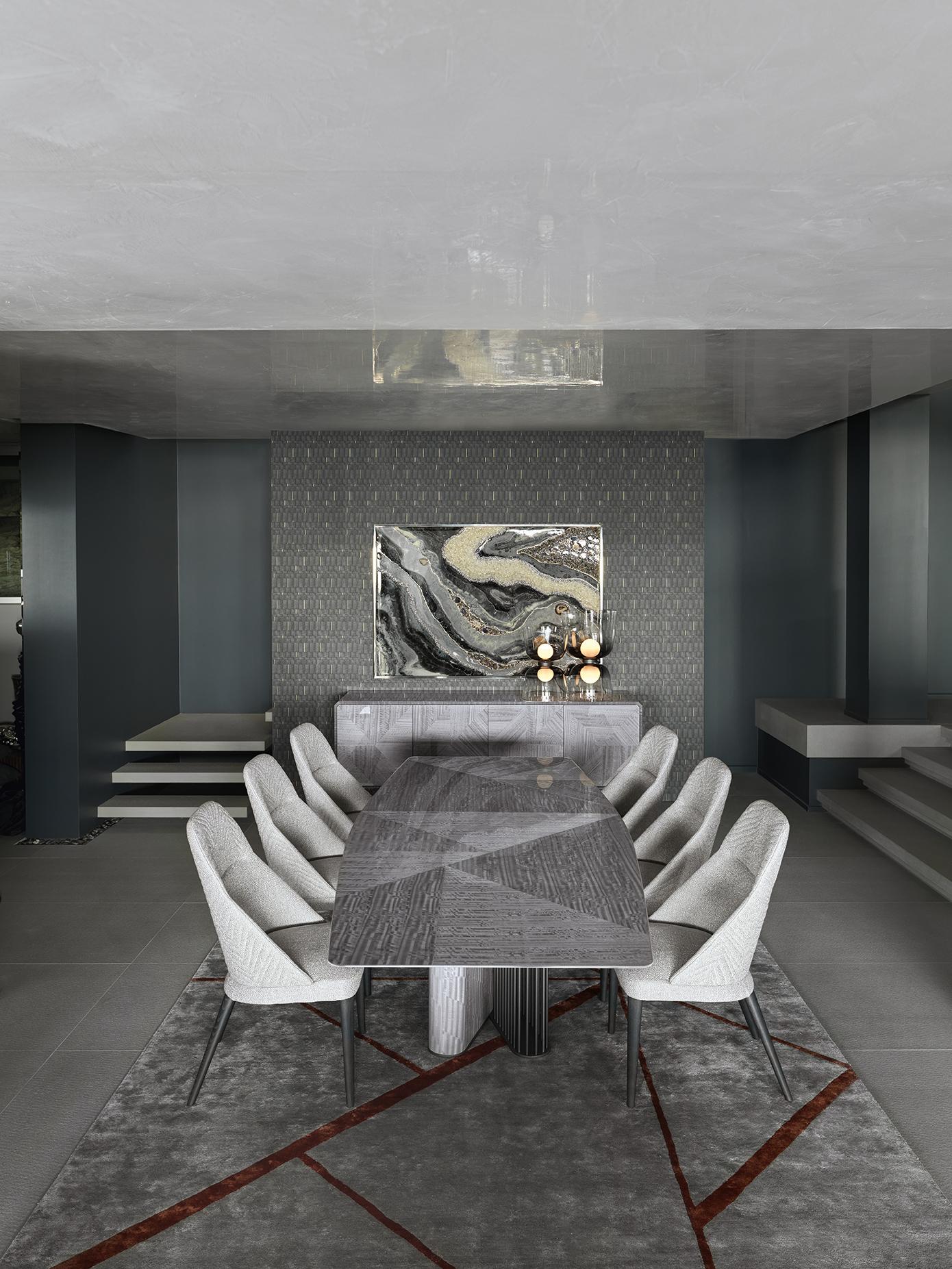 Mesa rectangular Giorgio Collection Moonlight Hecho a mano en venta