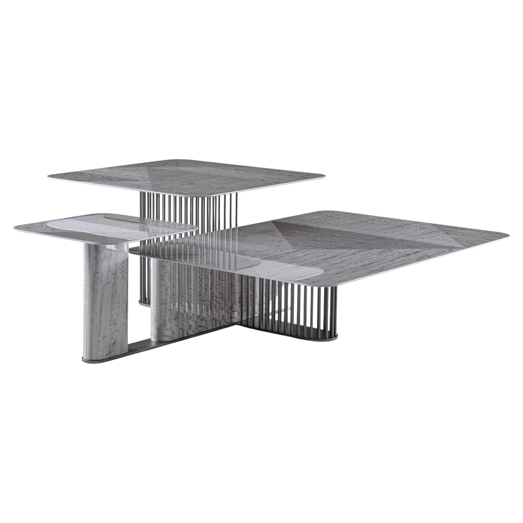 Giorgio Collection Moonlight Dreifach-Cocktailtisch
