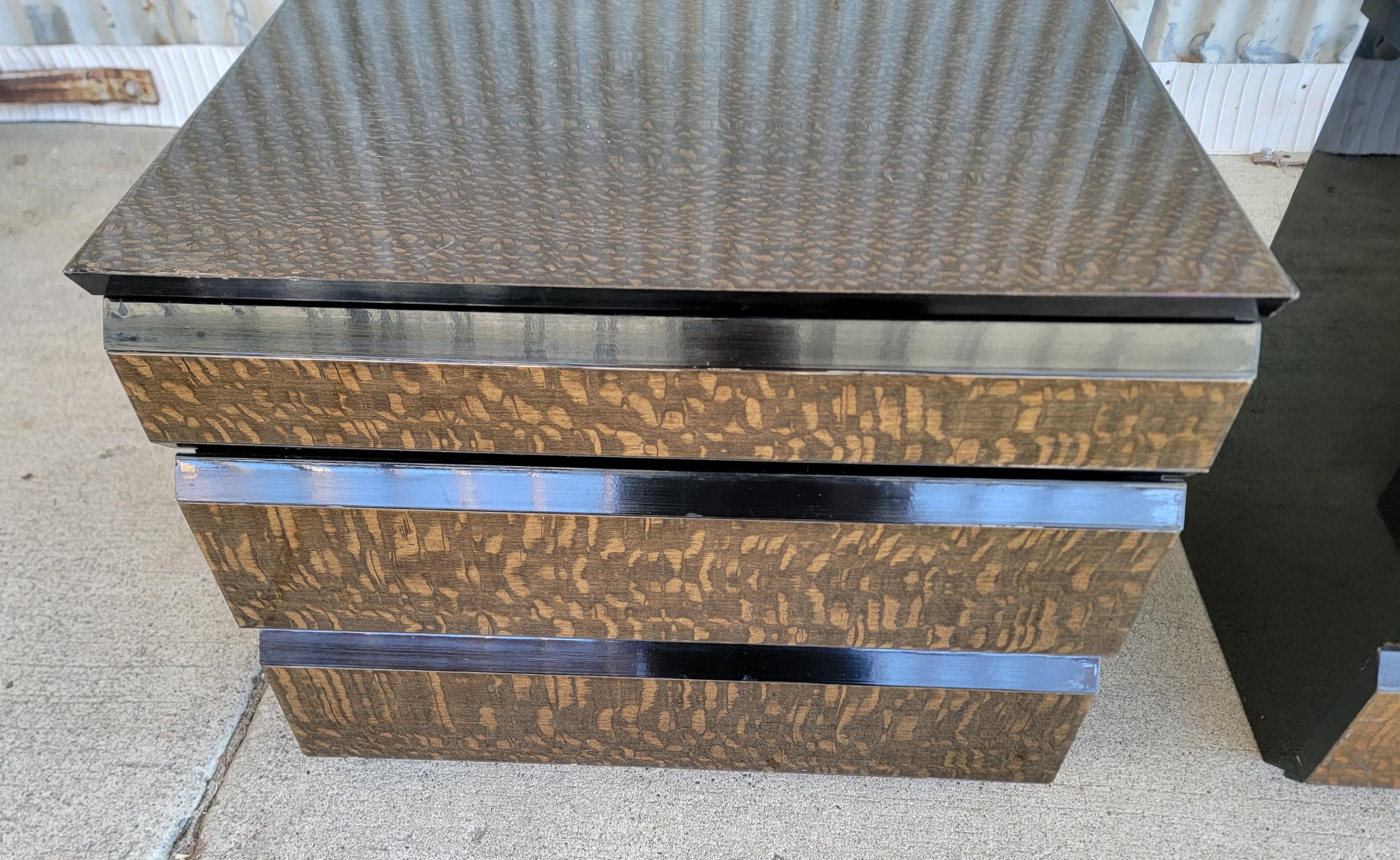 Post-Modern Giorgio Collection Night Stands / End Tables For Sale