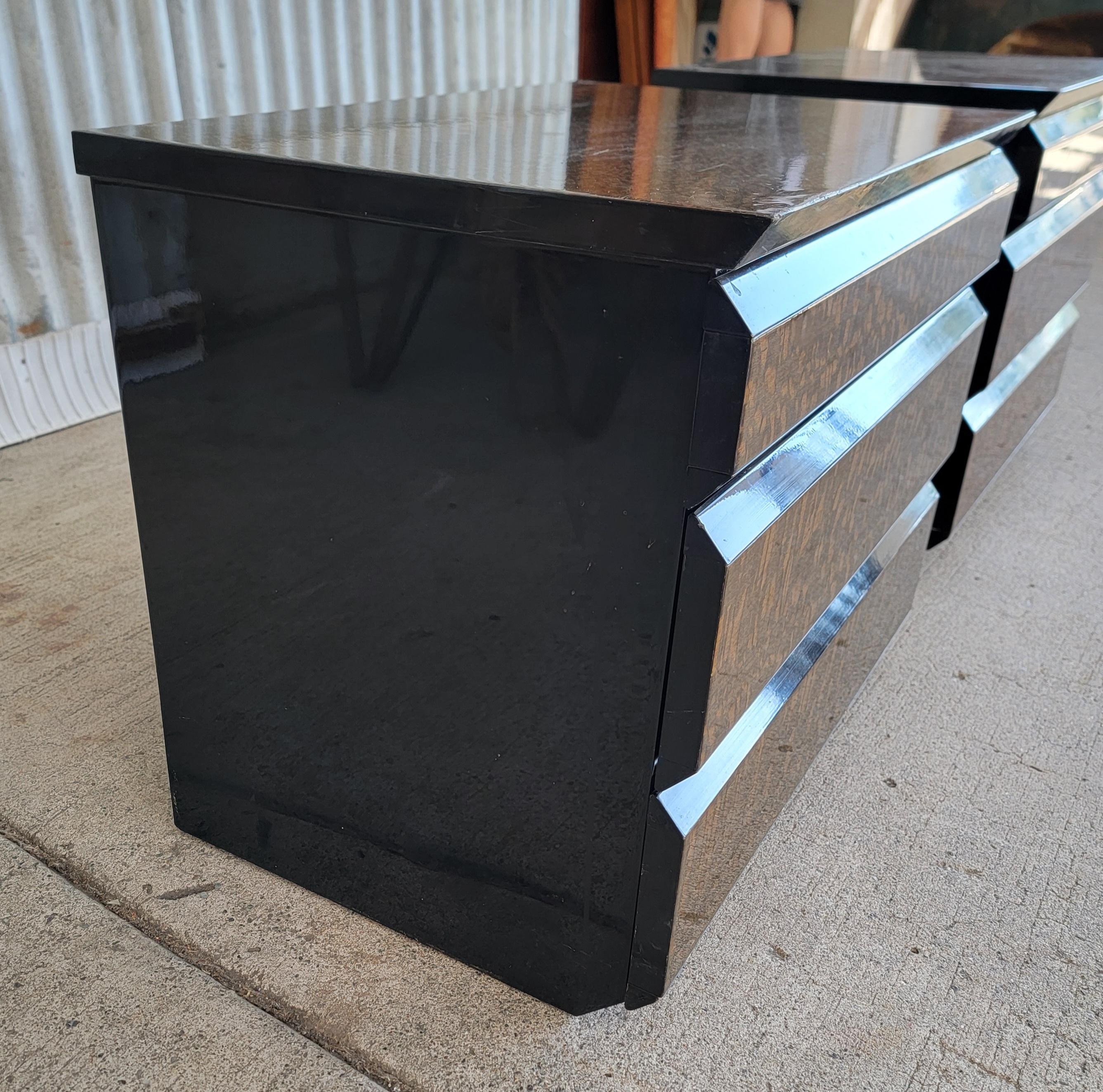 Giorgio Collection Night Stands / End Tables In Good Condition For Sale In Fulton, CA