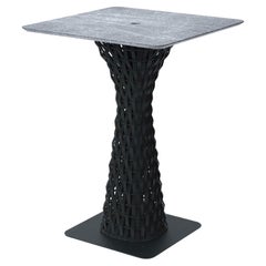 Giorgio Collection Outdoor Garden Bar Table with Stone Top
