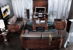 Giorgio Collection Paradiso Brazilian Rosewood End Table with Satin Finish