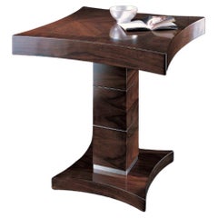 Giorgio Collection Paradiso Brazilian Rosewood End Table with Satin Finish