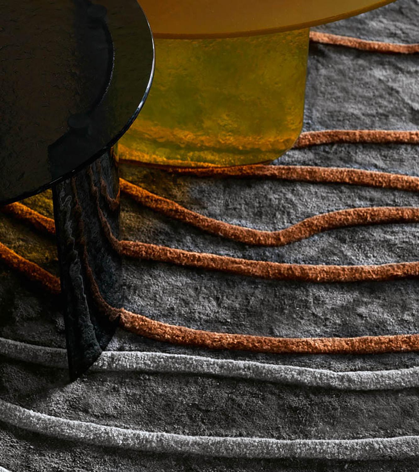 Italiano Tappeto Tresor Collection Big Round di Giorgio Collection in vendita