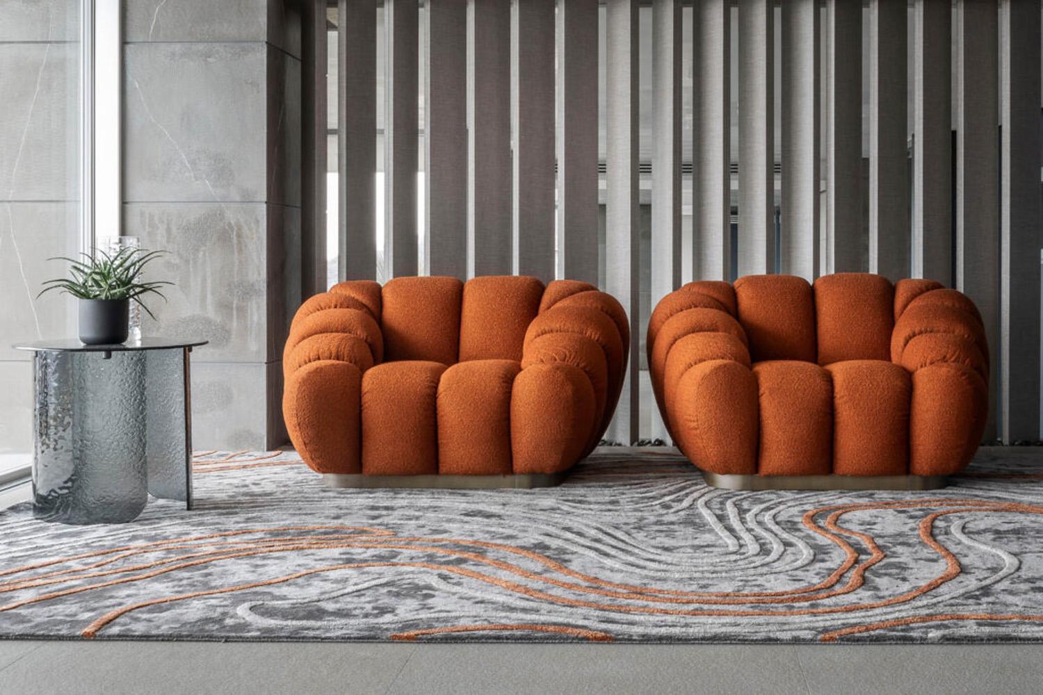 Alfombra rectangular Giorgio Collection Tresor Hecho a mano en venta
