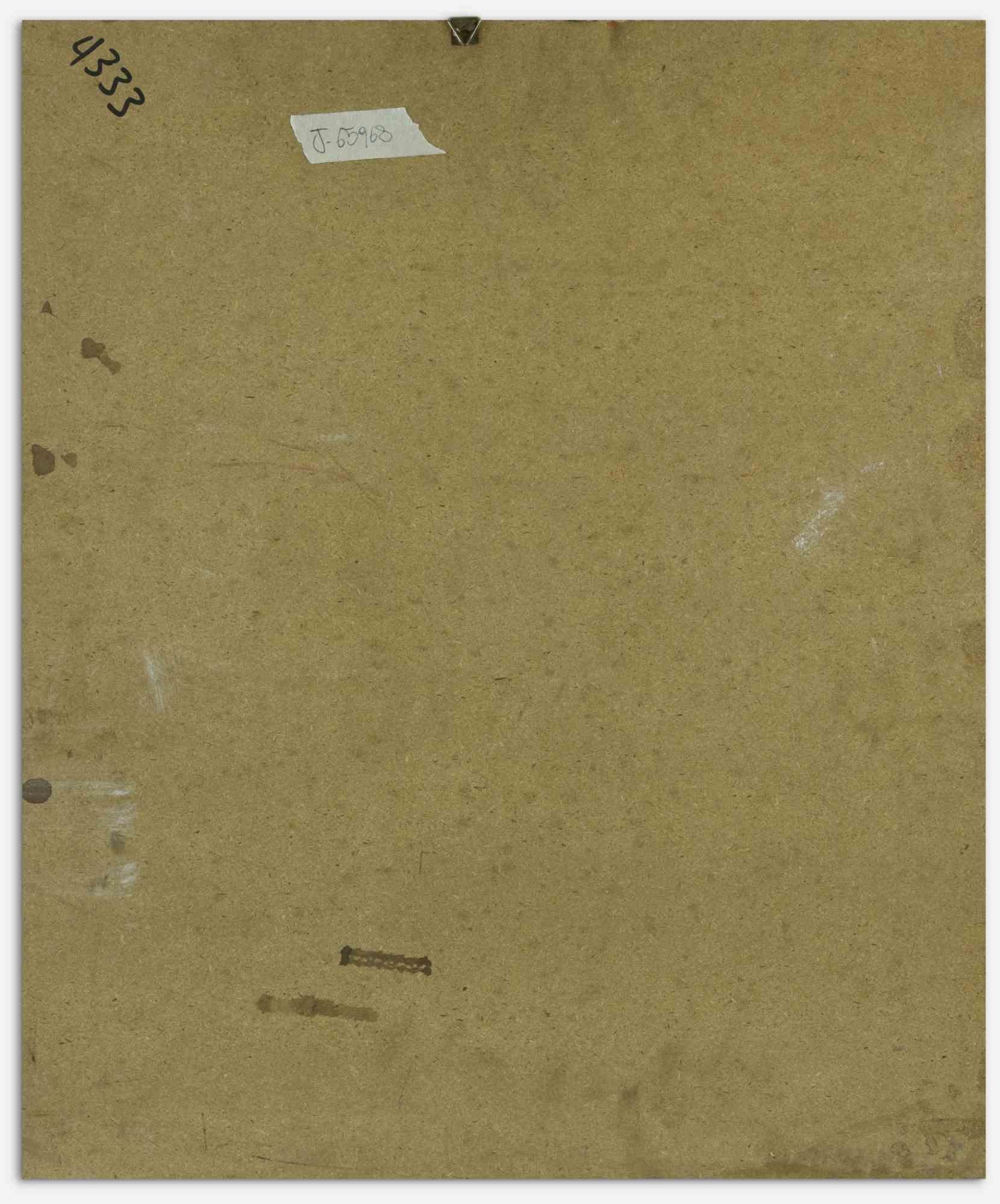 Hommage an Paul Klee – Gemälde von Giorgio Cresciani – 1977 im Angebot 1