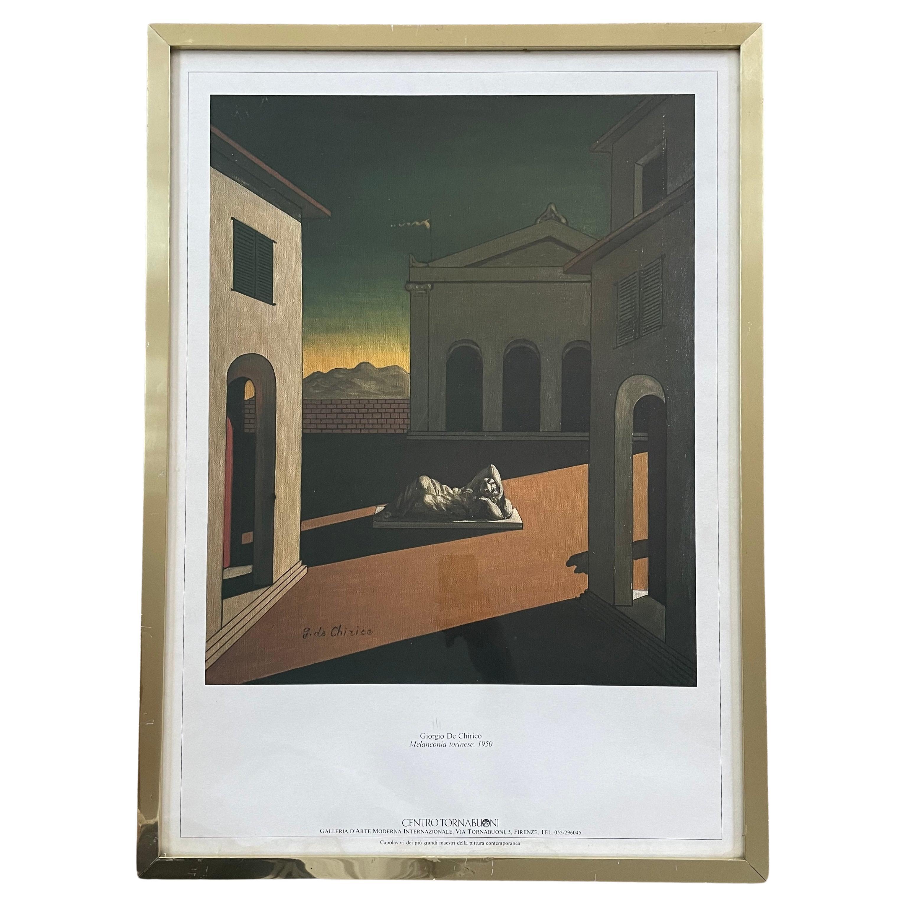 Giorgio De Chirico (1888-1978) Melanconia torinese, 1950 For Sale