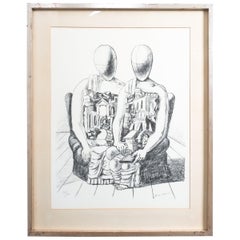 Giorgio De Chirico Lithograph "Gli Archeologico", 1970