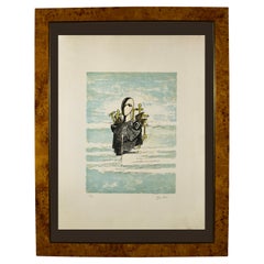 Giorgio De Chirico Original Signed and Numbered Colored Etching
