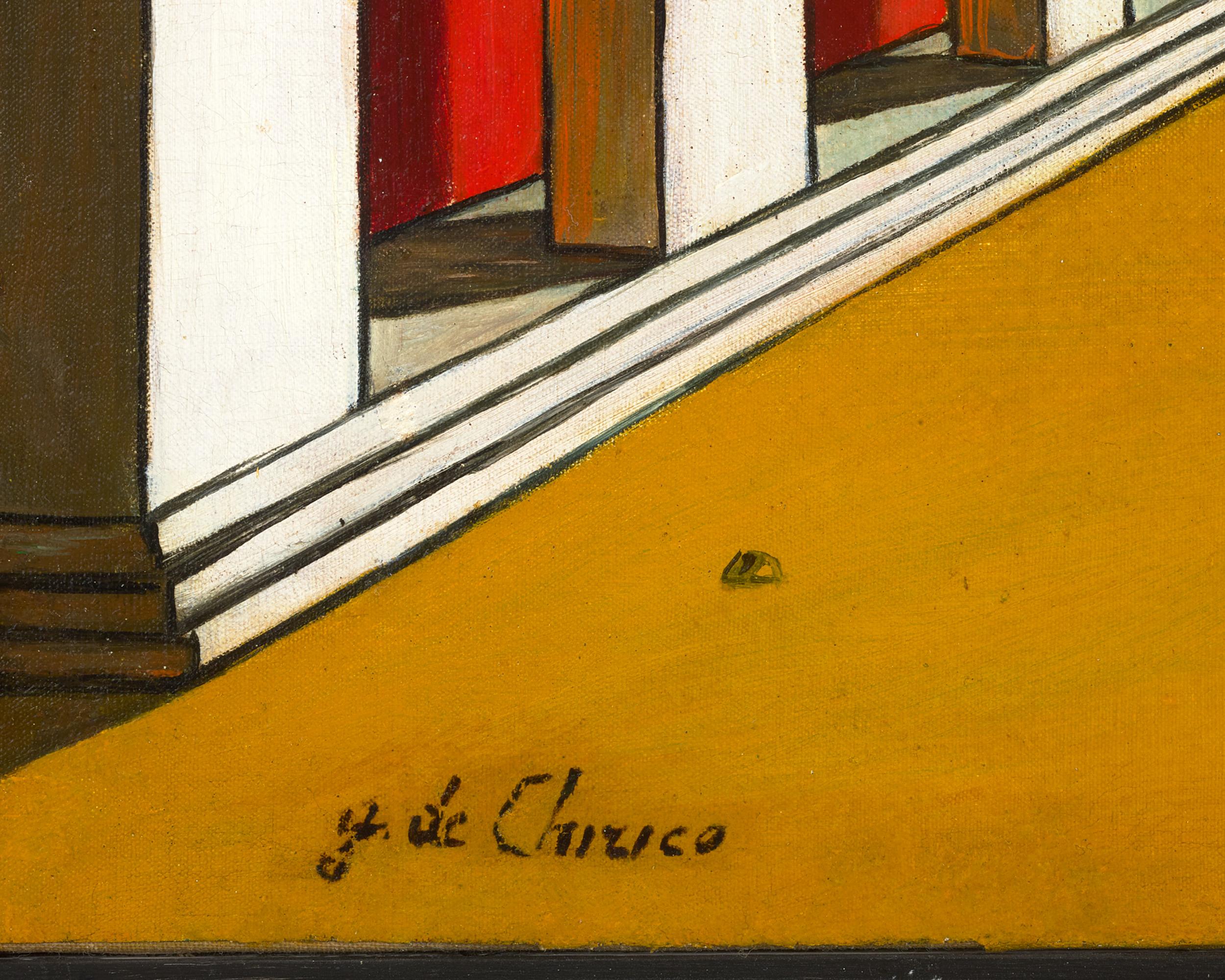 Giorgio de Chirico
1888-1978  Italienisch

Piazza d'Italia

Öl auf Leinwand
Signiert und datiert 