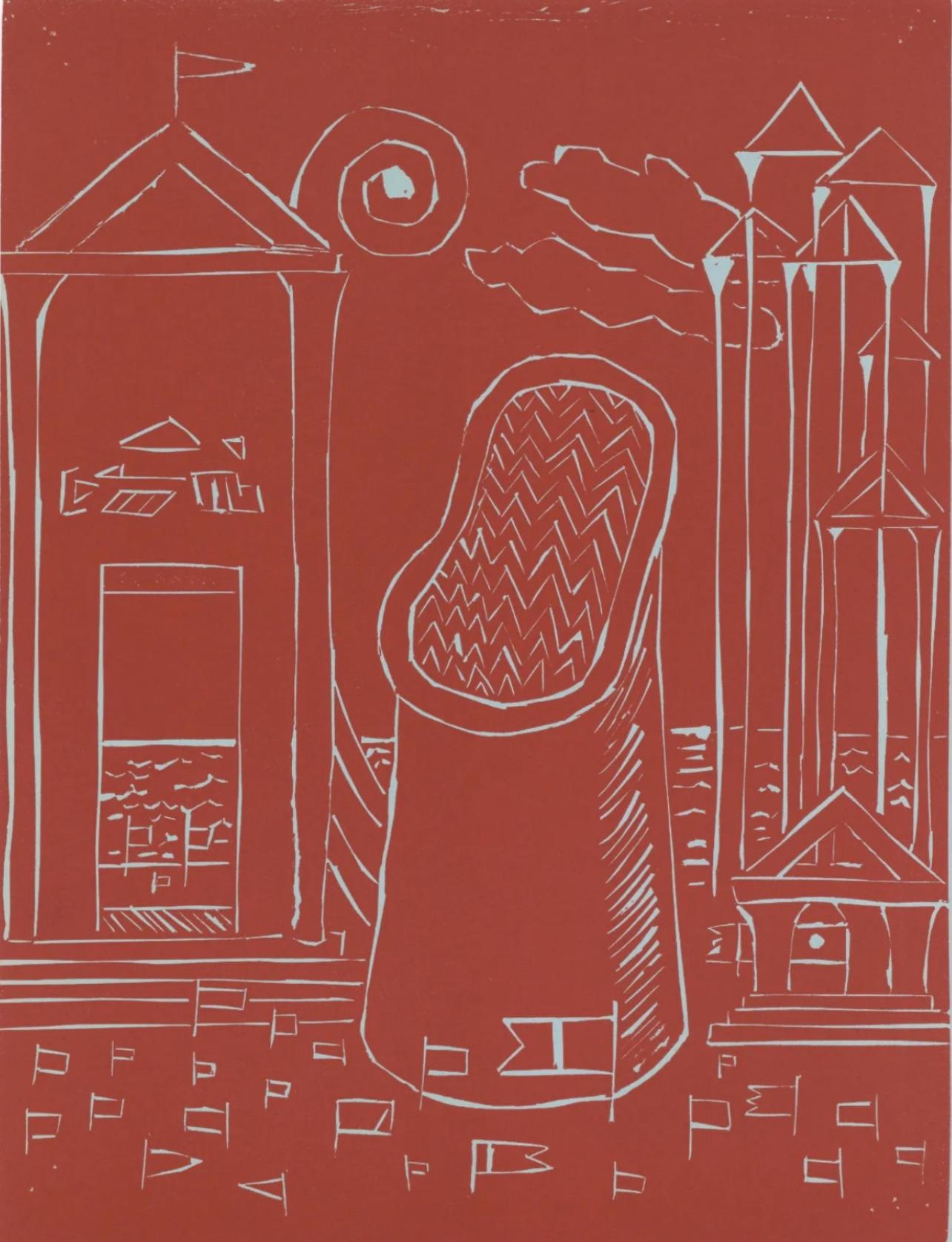 Giorgio De Chirico Abstract Print - de Chirico, Composition, XXe Siècle (after)