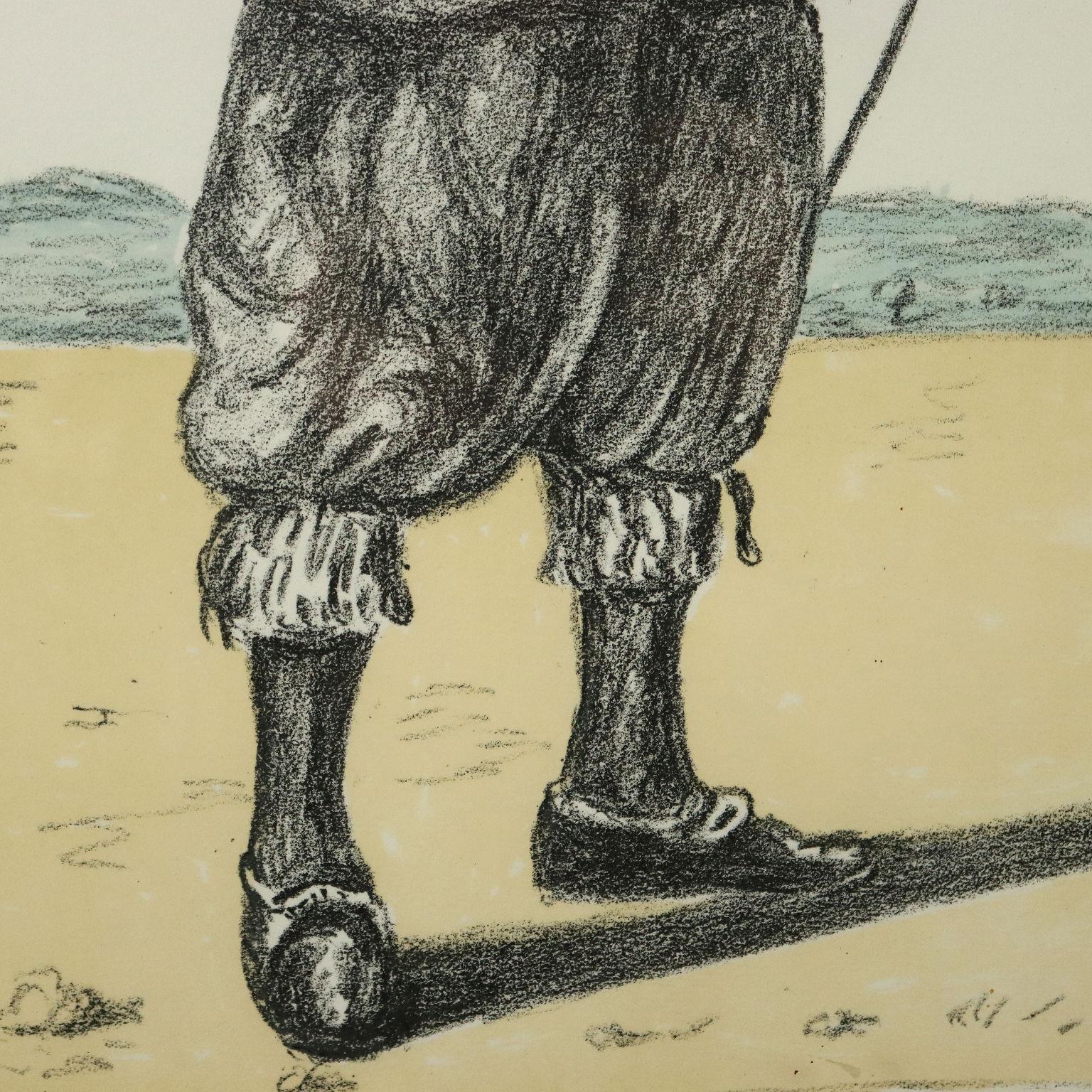 Giorgio De Chirico ( 1888 - 1978 ) - Autoritratto - lithographie signée -1970 en vente 5
