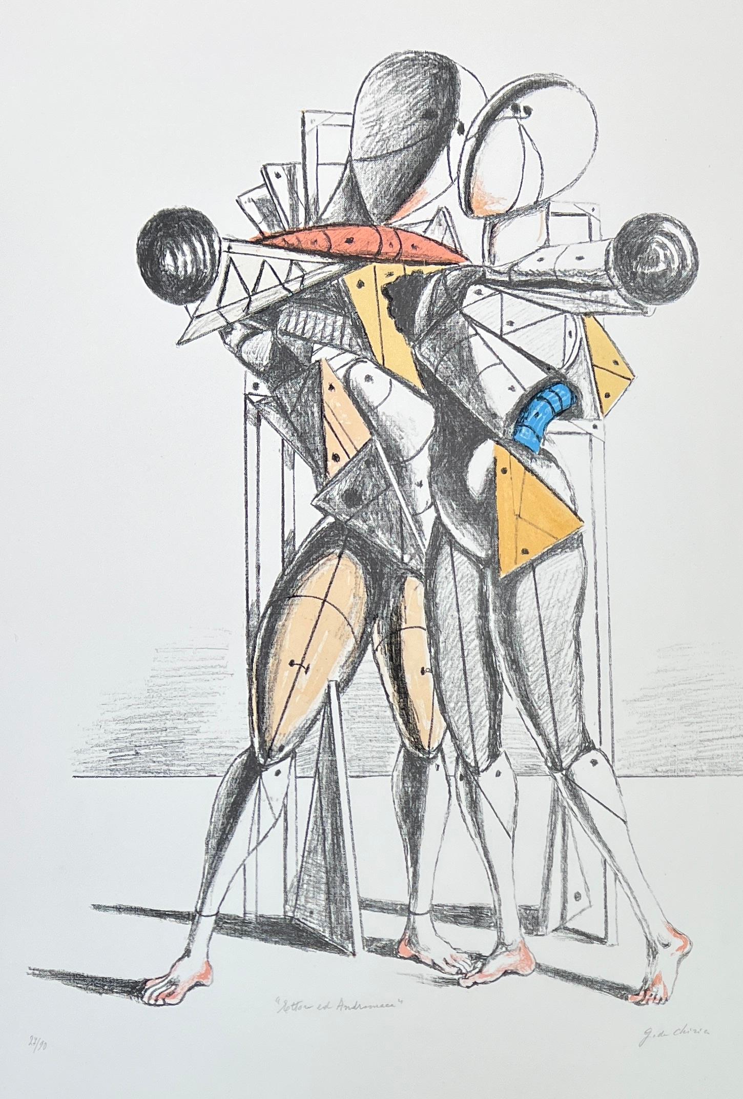 Giorgio de Chirico (1888–1978) - Coloured lithograph on paper - 1970 - Print by Giorgio De Chirico