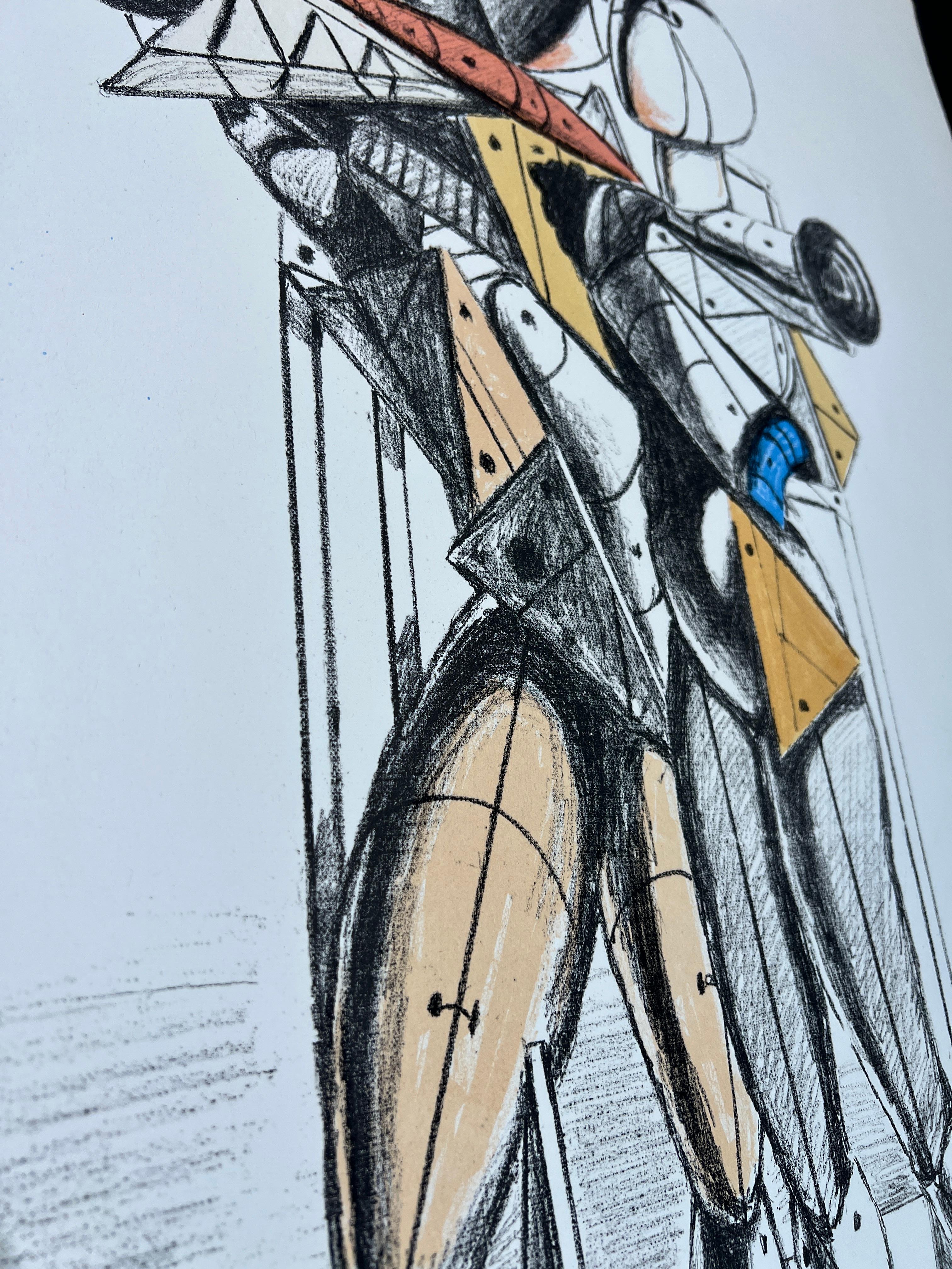 Giorgio de Chirico (1888–1978) - Coloured lithograph on paper - 1970 For Sale 1