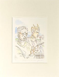 Giorgio De Chirico (1888–1978) - Hand-colored etching on paper - 1969