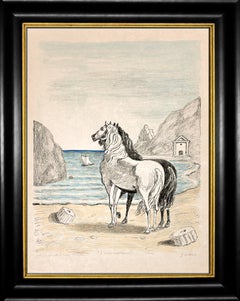 Giorgio de Chirico (1888–1978) – Hand-coloured lithograph on Japon paper – 1970