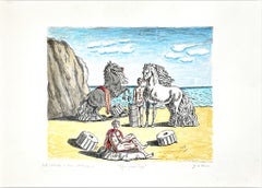 Giorgio de Chirico (1888–1978) – Hand-coloured lithograph on paper – 1969