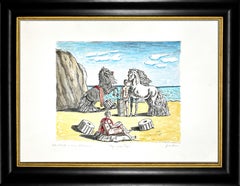 Giorgio de Chirico (1888–1978) – Hand-coloured lithograph on paper – 1969