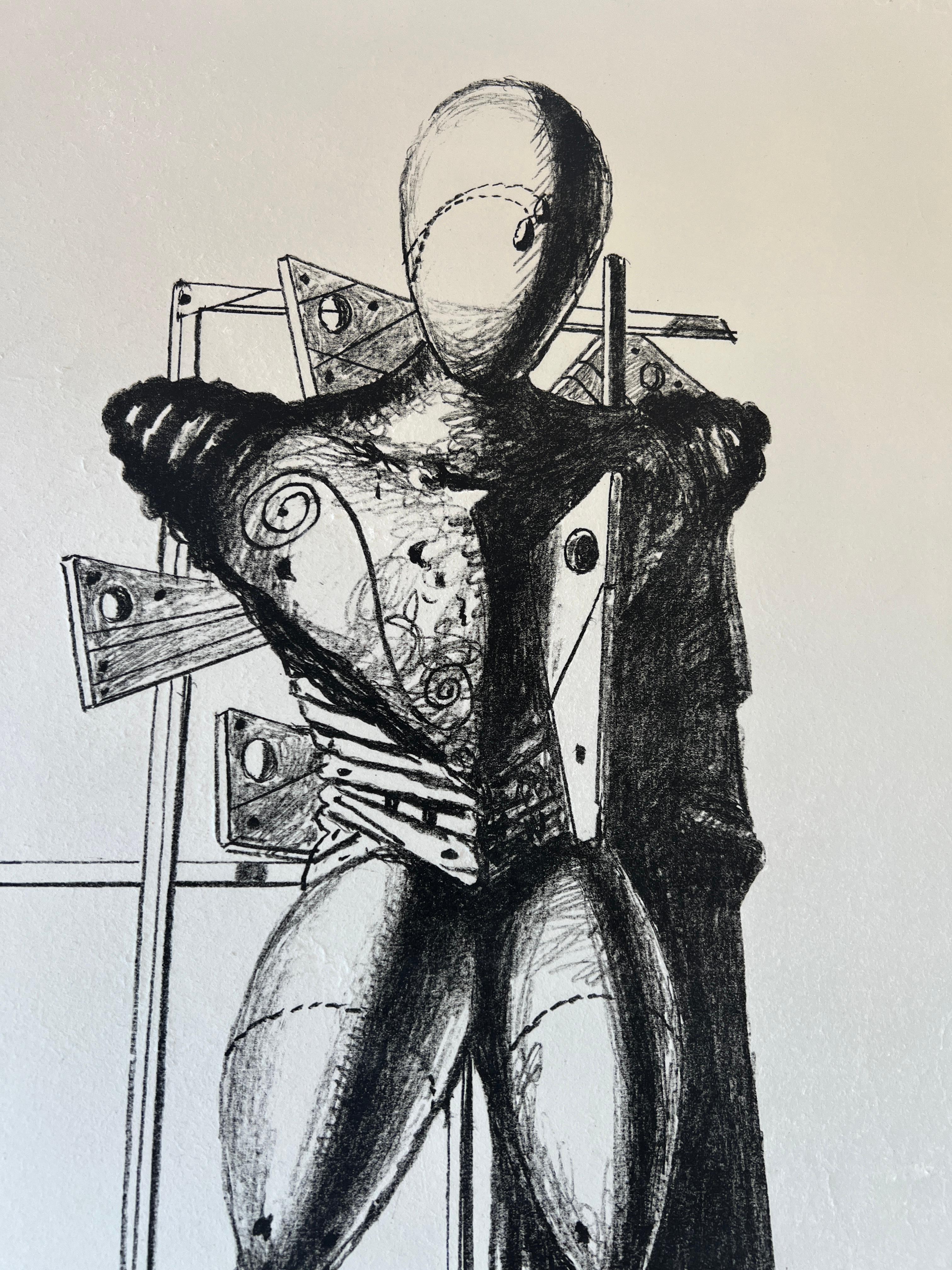 Giorgio De Chirico (1888-1978) - Il Trovatore - Lithographie signée à la main en vente 2