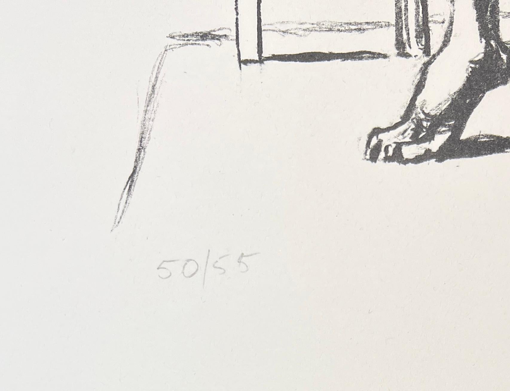 Giorgio De Chirico (1888-1978) - Il Trovatore - Lithographie signée à la main en vente 3