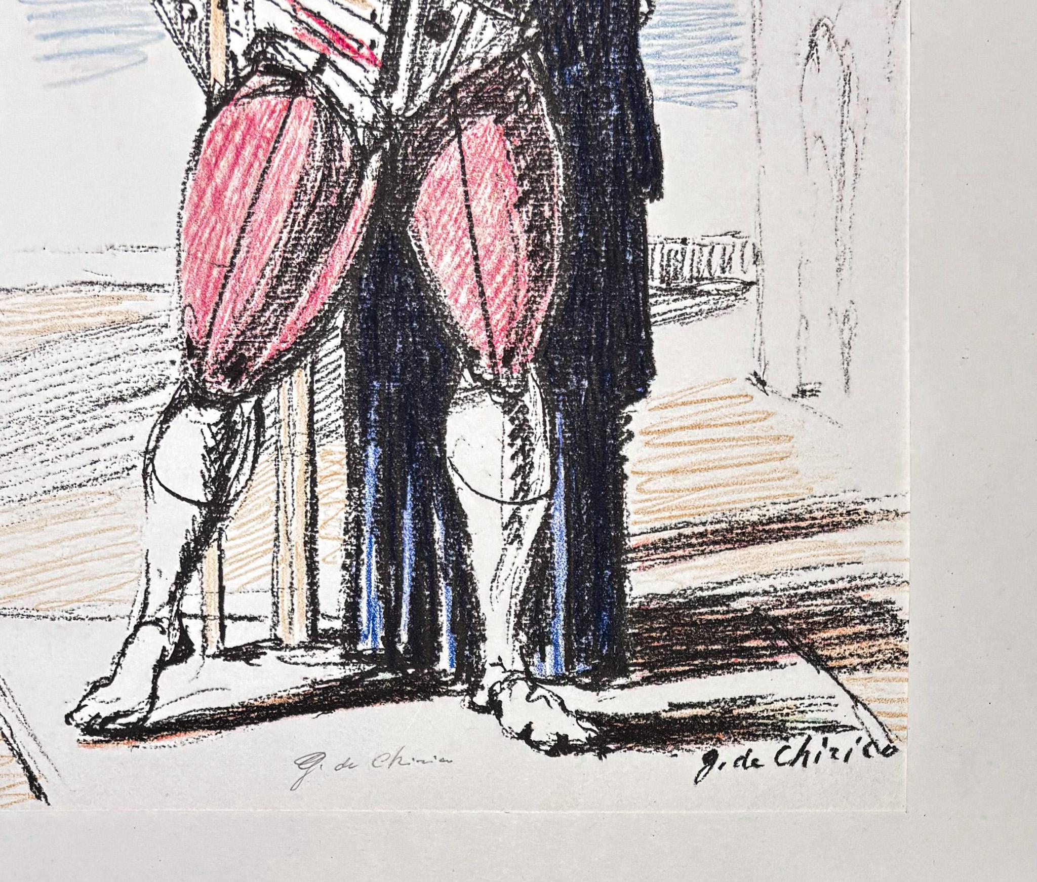 Giorgio De Chirico (1888–1978) - Manichino - 6-colour lithography - 1964 For Sale 5